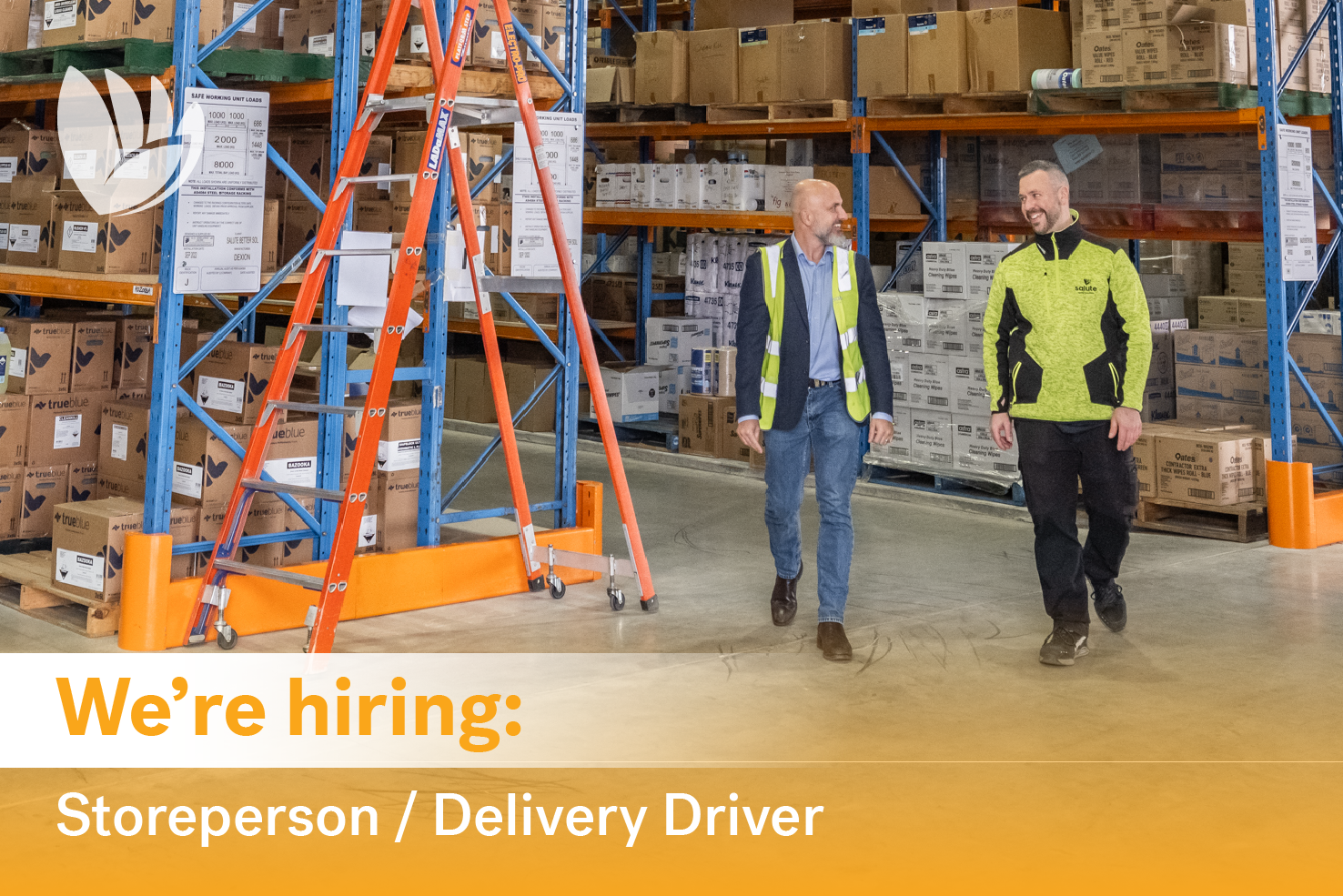 We're Hiring: Storeperson / Delivery Driver
